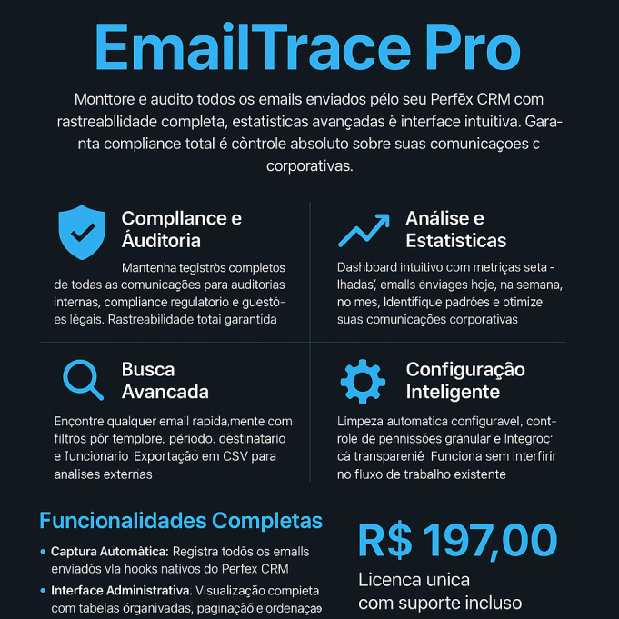 Taffarel.dev - EmailTrace Pro