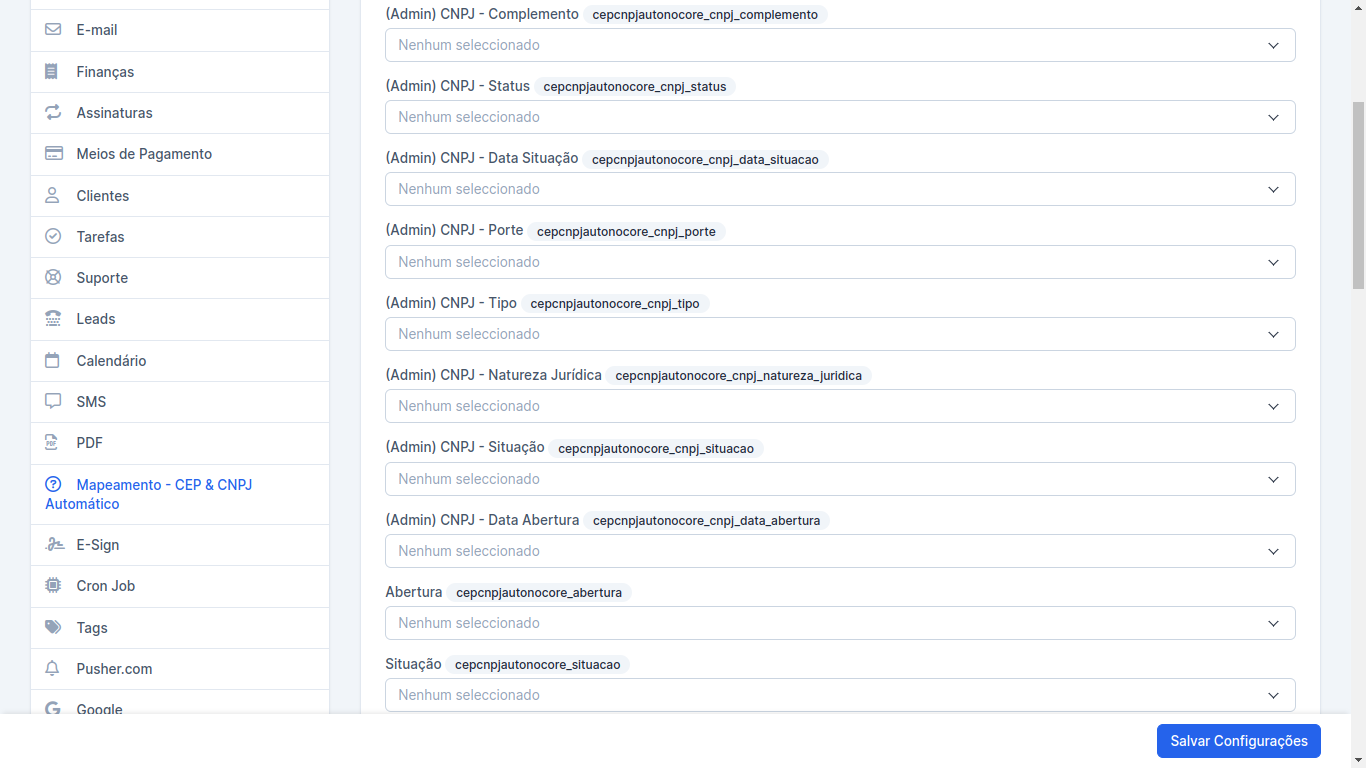 Taffarel.dev - Módulo Máscaras + Busca CNPJ & CEP No Core
